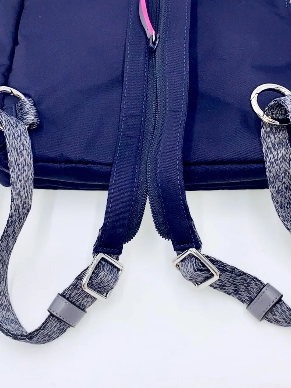 NWT Vera Bradley Midtown Convertible Backpack navy shoulder preppy minimalist